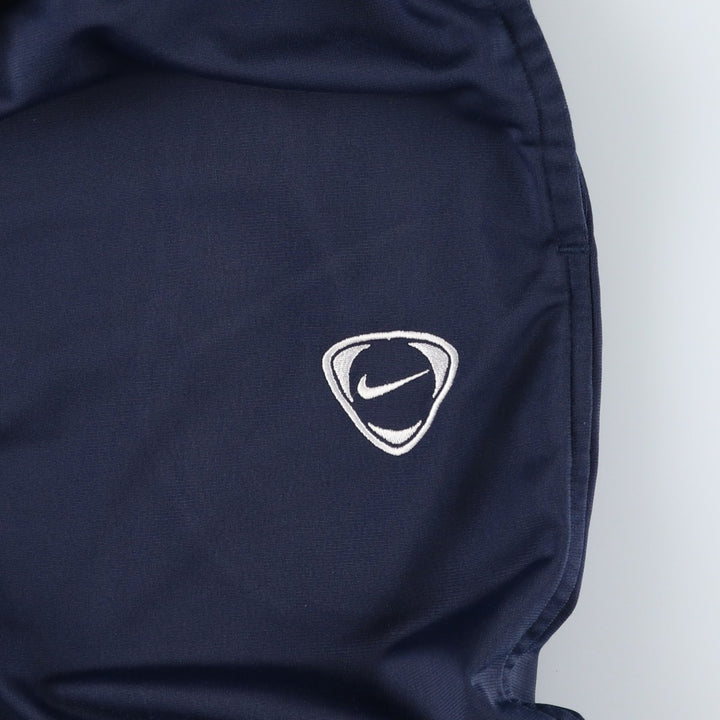 Nike track pants, men's size M (equivalent to size M). polyester navy blue type Vintage Second Hand