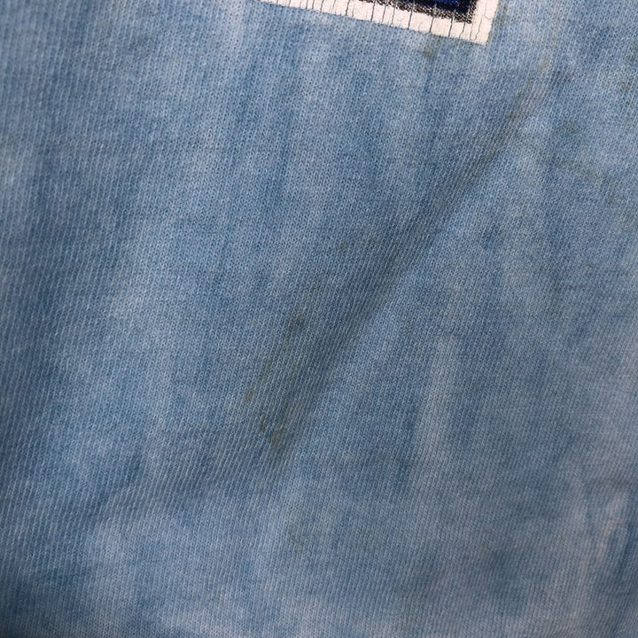 2000'S Looney Tunes Tweety Tie-Dye Pattern Character Print T-Shirt (Women's Size L) unclear Blue type light blue Vintage Second Hand