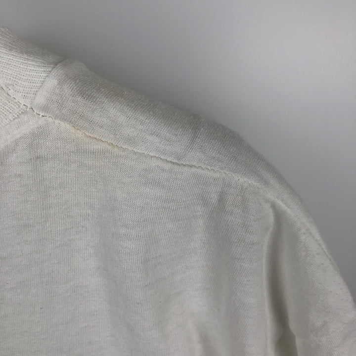 80s-90'S Screen Stars Newport Advertising T-Shirt, Made in USA, Women's Size L (approx.), Vintage cotton white type Vintage Second Hand