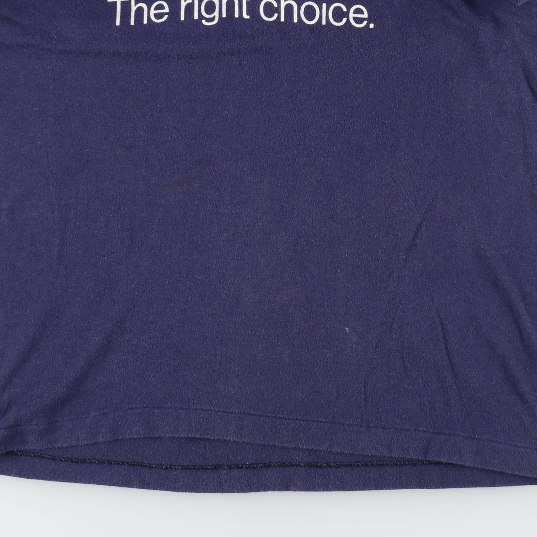 Vintage AT and T advertising T-shirt from the 1990s, women's size S equivalent. unclear navy blue type Vintage Second Hand