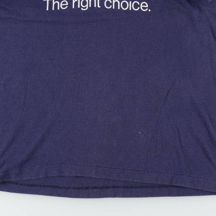 Vintage AT and T advertising T-shirt from the 1990s, women's size S equivalent. unclear navy blue type Vintage Second Hand