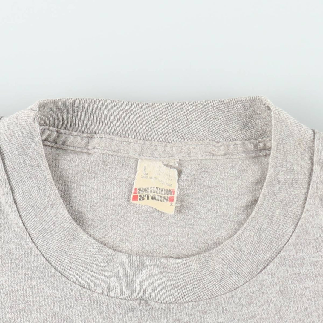 80s-90'S Screen Stars AT & T Communications Advertising T-Shirt, Made in USA, Women's Size L (approx.), Vintage unclear gray type Vintage Second Hand