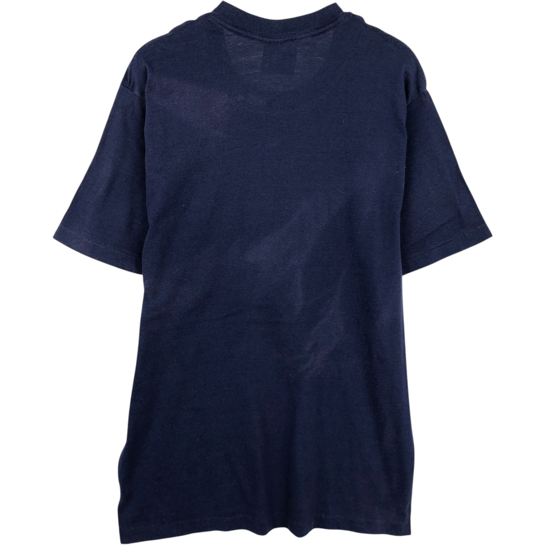90'S AT&T Advertising T-Shirt, Made in USA, Women's Size L (Equivalent), Vintage polyester navy blue type Vintage Second Hand
