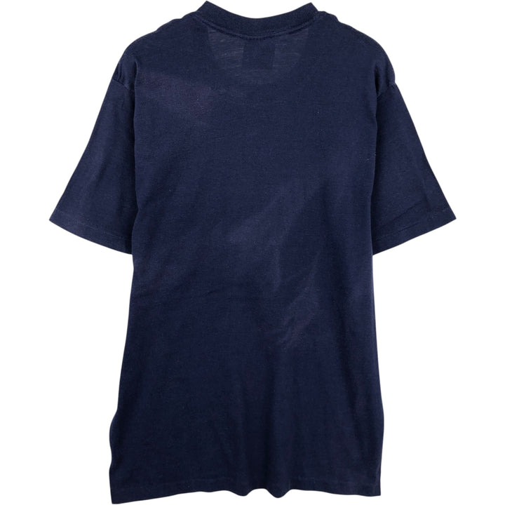 90'S AT&T Advertising T-Shirt, Made in USA, Women's Size L (Equivalent), Vintage polyester navy blue type Vintage Second Hand