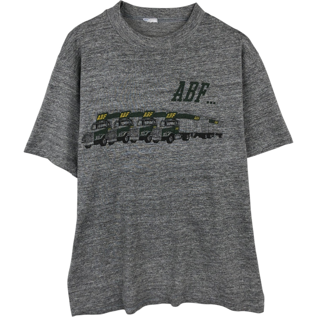 ABF Freight Advertising T-Shirt, Women's Size S (Equivalent), Vintage unclear gray type Vintage Second Hand