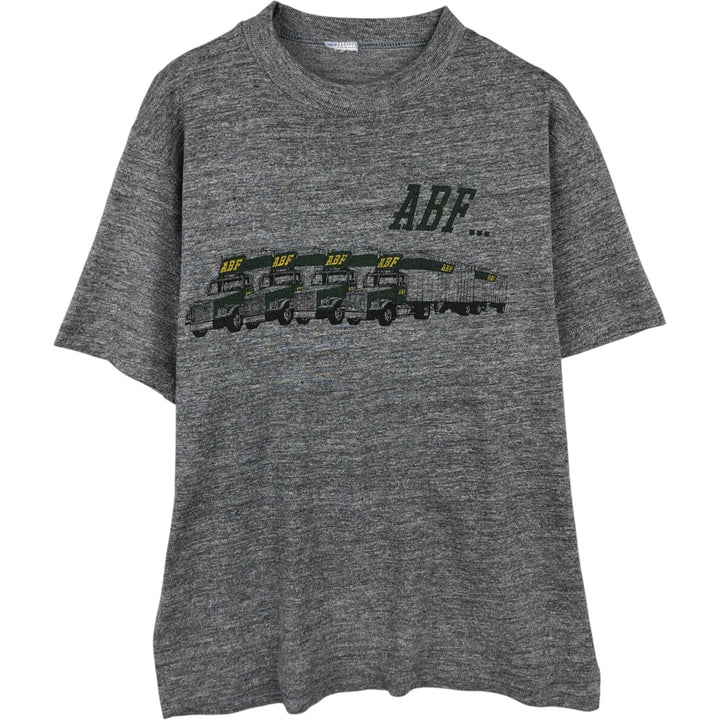 ABF Freight Advertising T-Shirt, Women's Size S (Equivalent), Vintage unclear gray type Vintage Second Hand