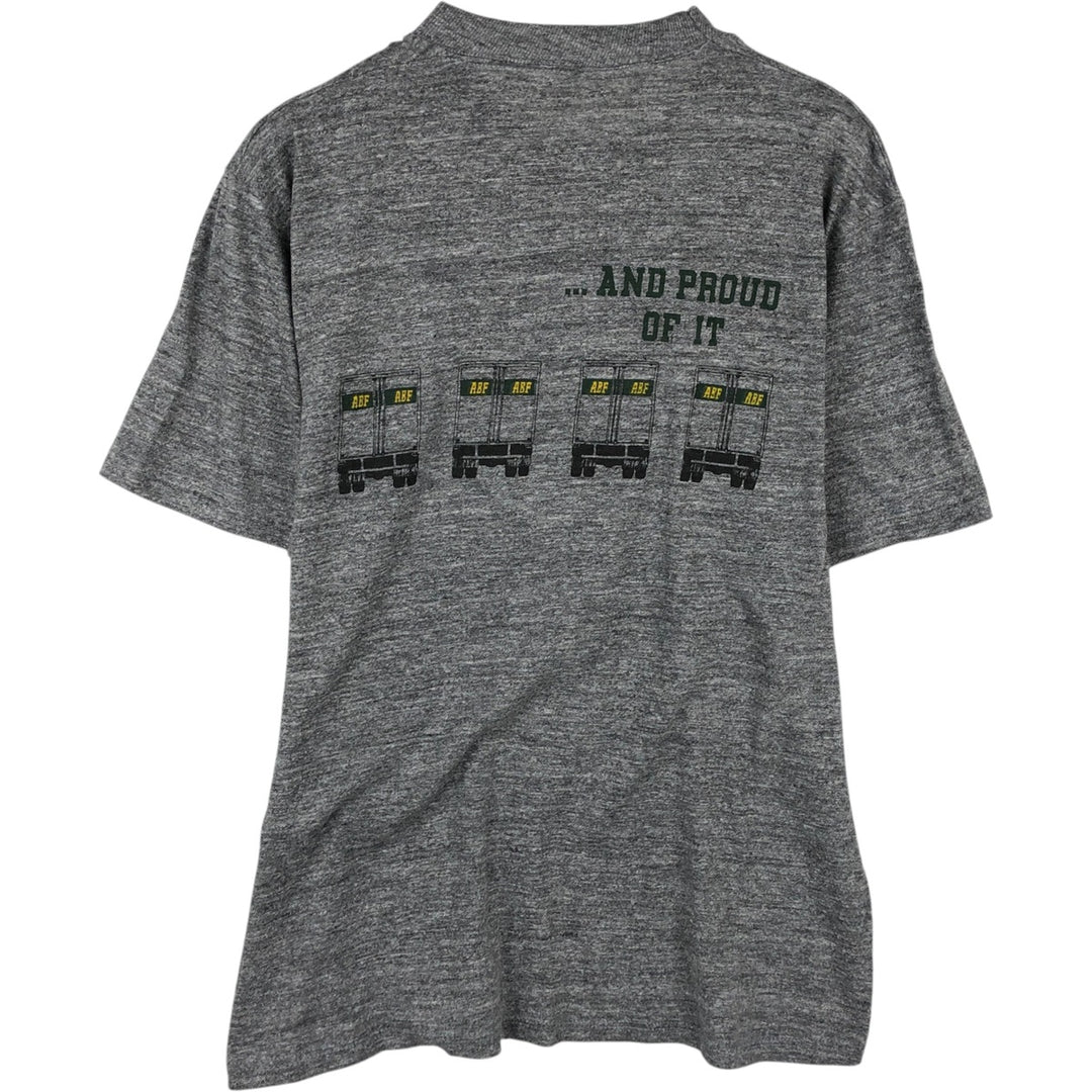 ABF Freight Advertising T-Shirt, Women's Size S (Equivalent), Vintage unclear gray type Vintage Second Hand