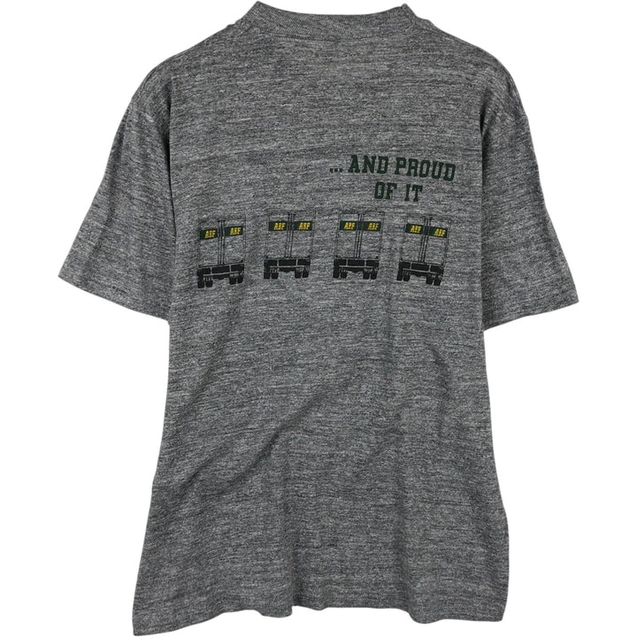 ABF Freight Advertising T-Shirt, Women's Size S (Equivalent), Vintage unclear gray type Vintage Second Hand