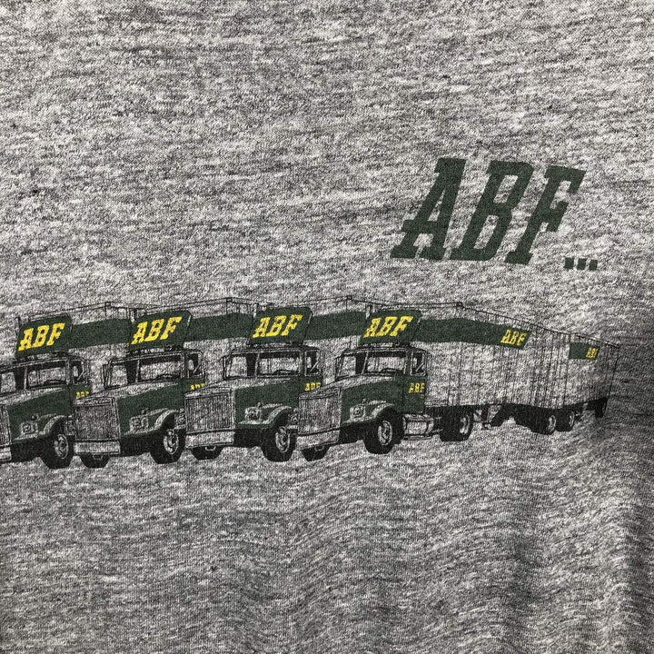 ABF Freight Advertising T-Shirt, Women's Size S (Equivalent), Vintage unclear gray type Vintage Second Hand