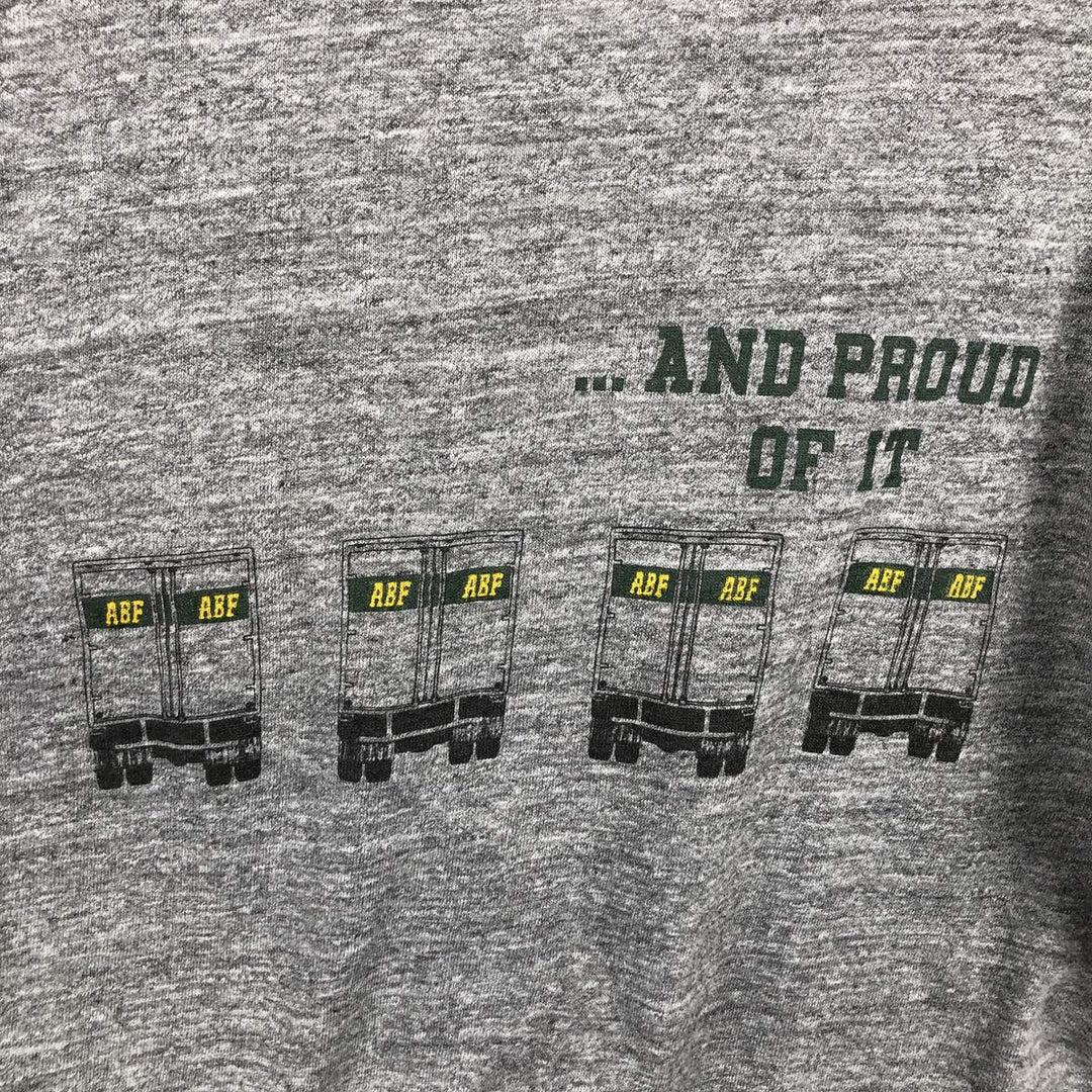 ABF Freight Advertising T-Shirt, Women's Size S (Equivalent), Vintage unclear gray type Vintage Second Hand