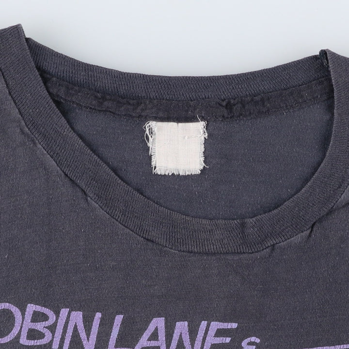 Robin Lane and The Chartbusters band t-shirt, women's size S. unclear Charcoal Vintage Second Hand