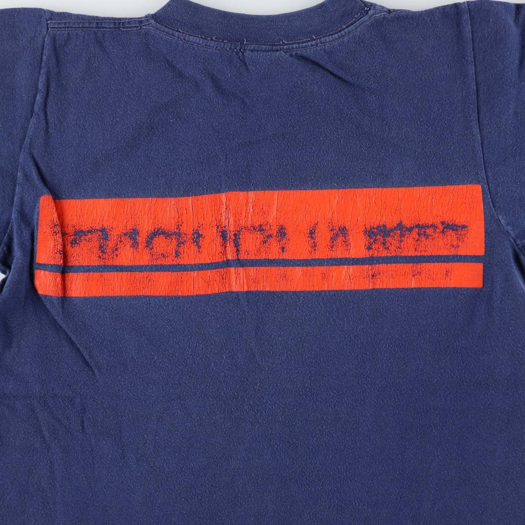 ~80'S Collegiate Pacific College T-shirt, Made in USA, Women's Size S (approx.), Vintage cotton navy blue type Vintage Second Hand