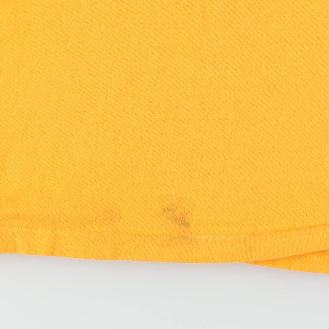 ~90'S College T-shirt, Women's Size S (approx.), Vintage unclear yellow type Vintage Second Hand
