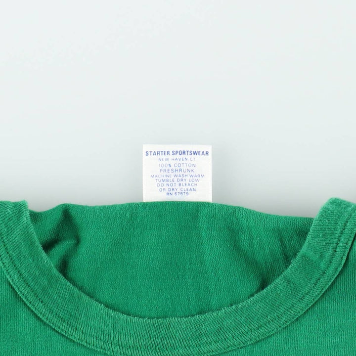 90'S Starter NBA Boston Celtics Sports Print T-Shirt, Made in USA, Women's Size S (Equivalent), Vintage cotton green type Vintage Second Hand