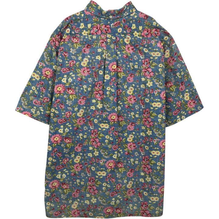 90'S Reyn Spooner Commemorative Classics all-over print pullover button-down Aloha shirt, men's size XXL. cotton blue type Vintage Second Hand