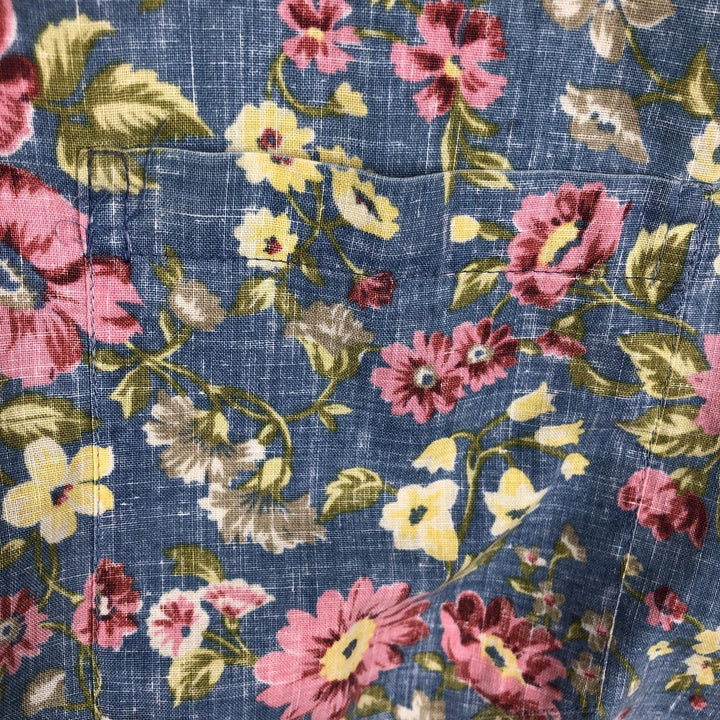 90'S Reyn Spooner Commemorative Classics all-over print pullover button-down Aloha shirt, men's size XXL. cotton blue type Vintage Second Hand
