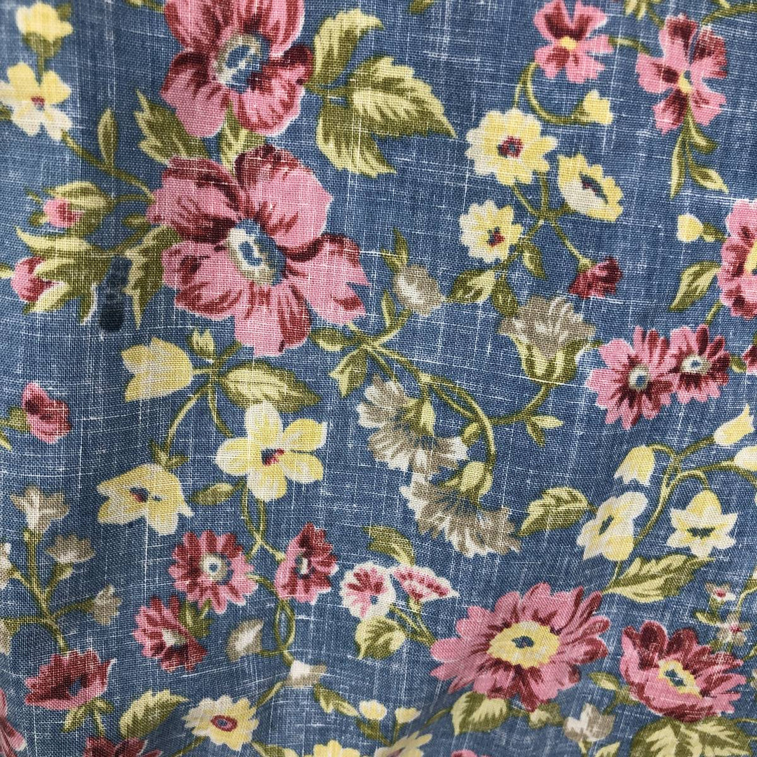 90'S Reyn Spooner Commemorative Classics all-over print pullover button-down Aloha shirt, men's size XXL. cotton blue type Vintage Second Hand