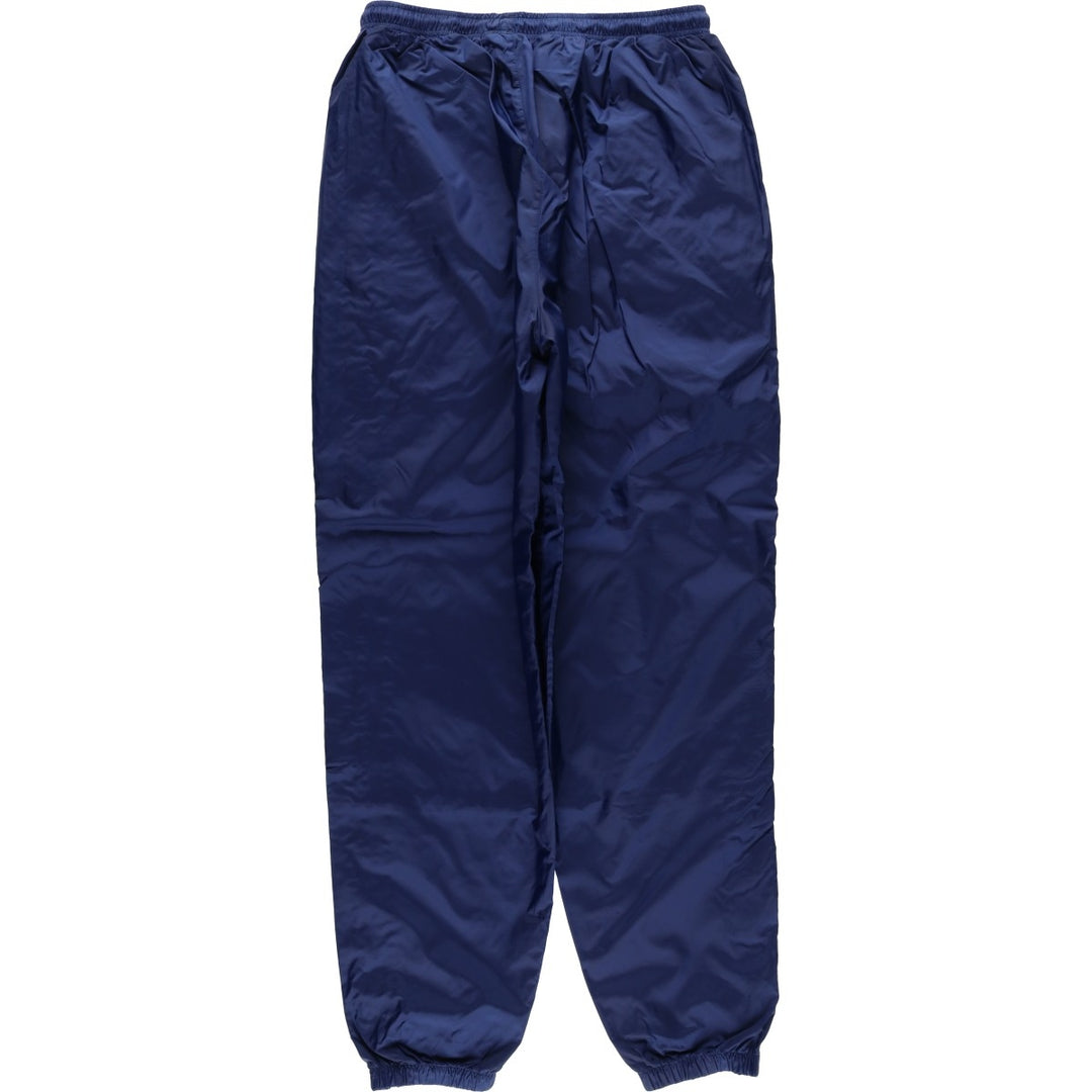 2000'S Adidas nylon pants, crinkle pants, men's size XL Nylon navy blue type Vintage Second Hand