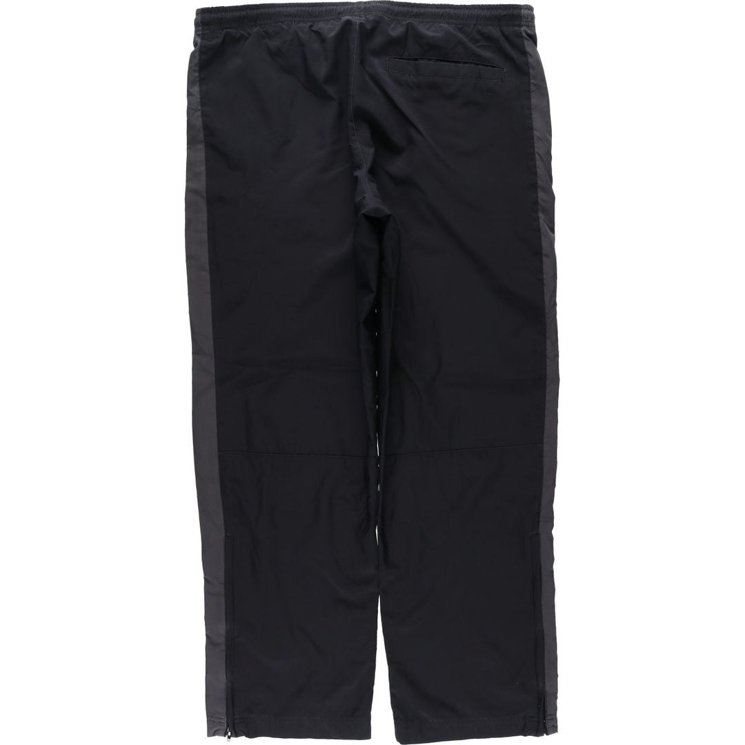 Nike warm-up pants, nylon pants, crinkle pants, men's size M polyester black type Vintage Second Hand