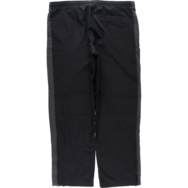 Nike warm-up pants, nylon pants, crinkle pants, men's size M polyester black type Vintage Second Hand
