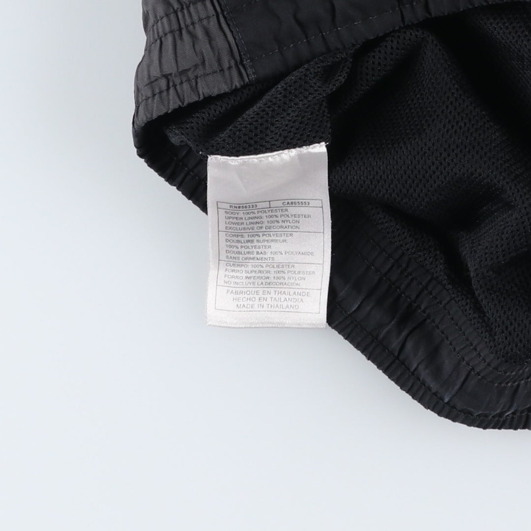 Nike warm-up pants, nylon pants, crinkle pants, men's size M polyester black type Vintage Second Hand