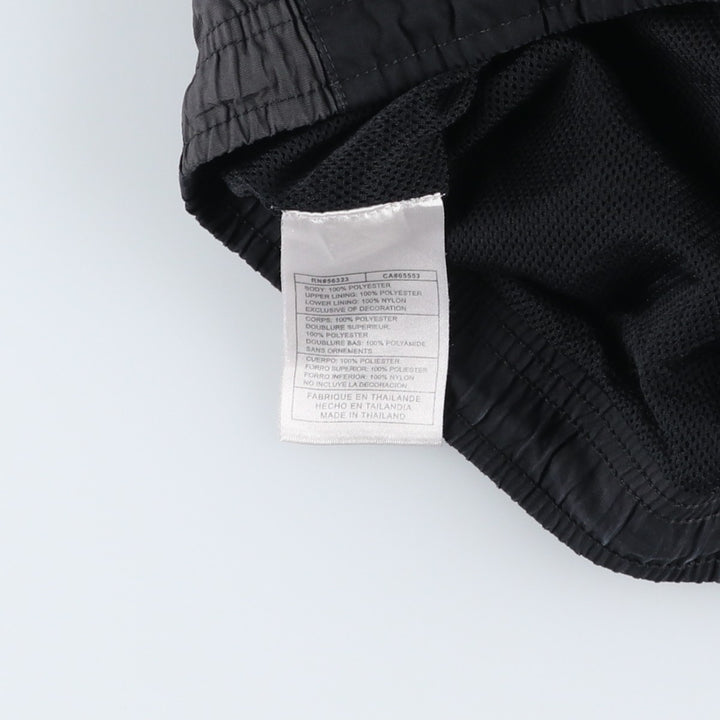 Nike warm-up pants, nylon pants, crinkle pants, men's size M polyester black type Vintage Second Hand