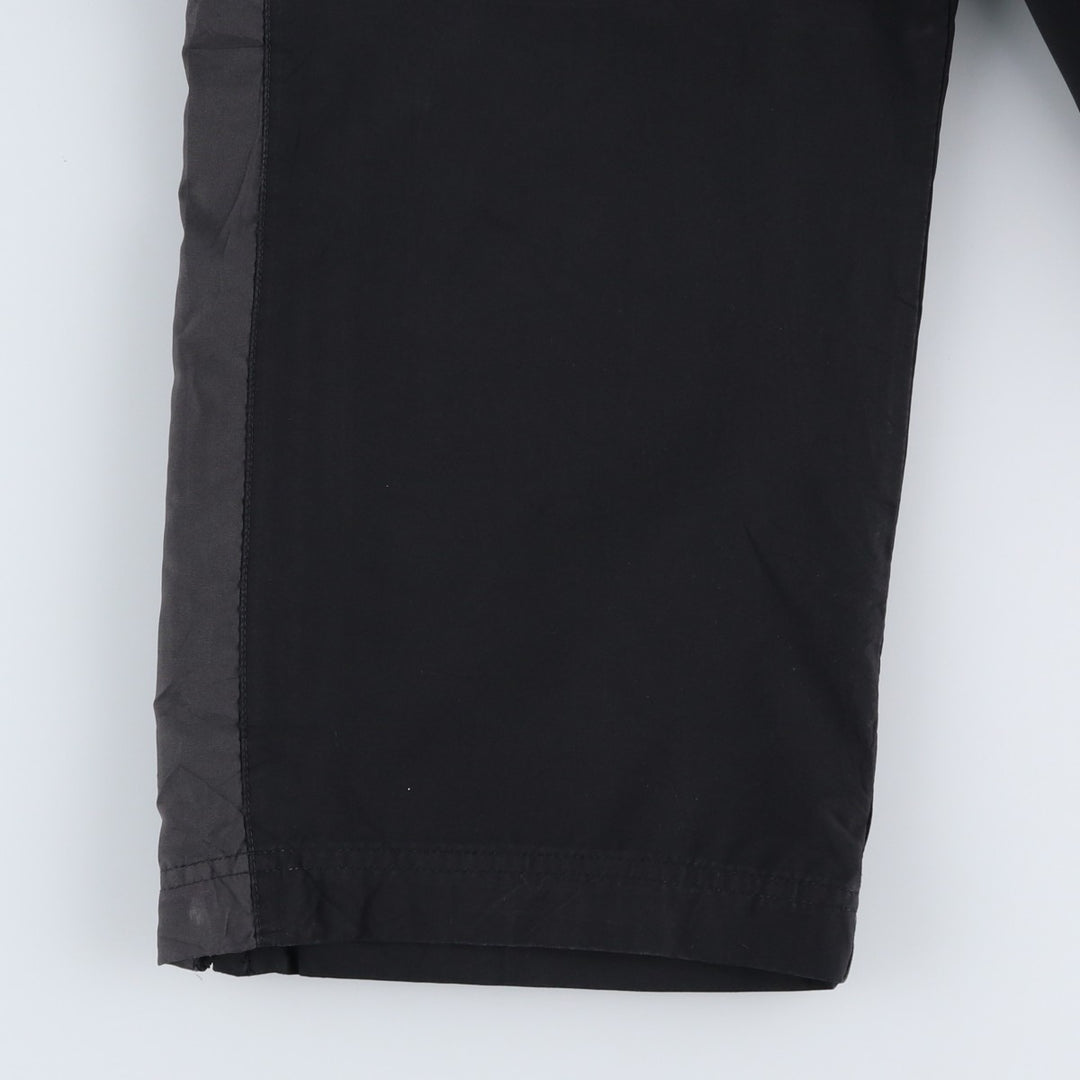 Nike warm-up pants, nylon pants, crinkle pants, men's size M polyester black type Vintage Second Hand