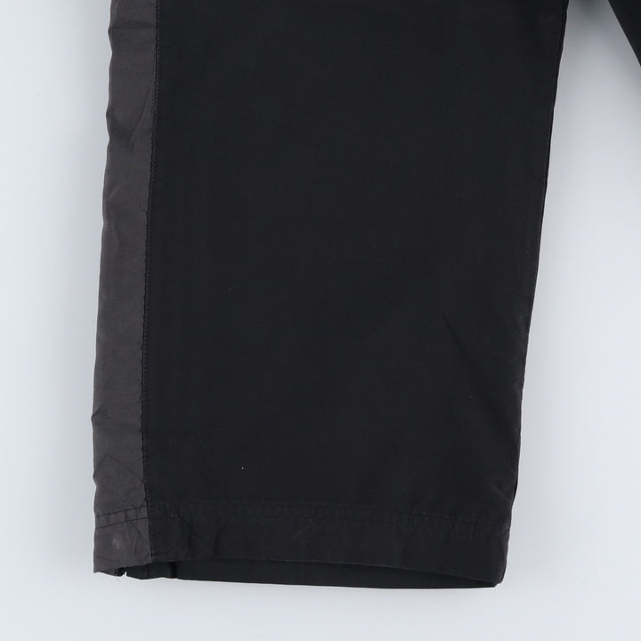 Nike warm-up pants, nylon pants, crinkle pants, men's size M polyester black type Vintage Second Hand
