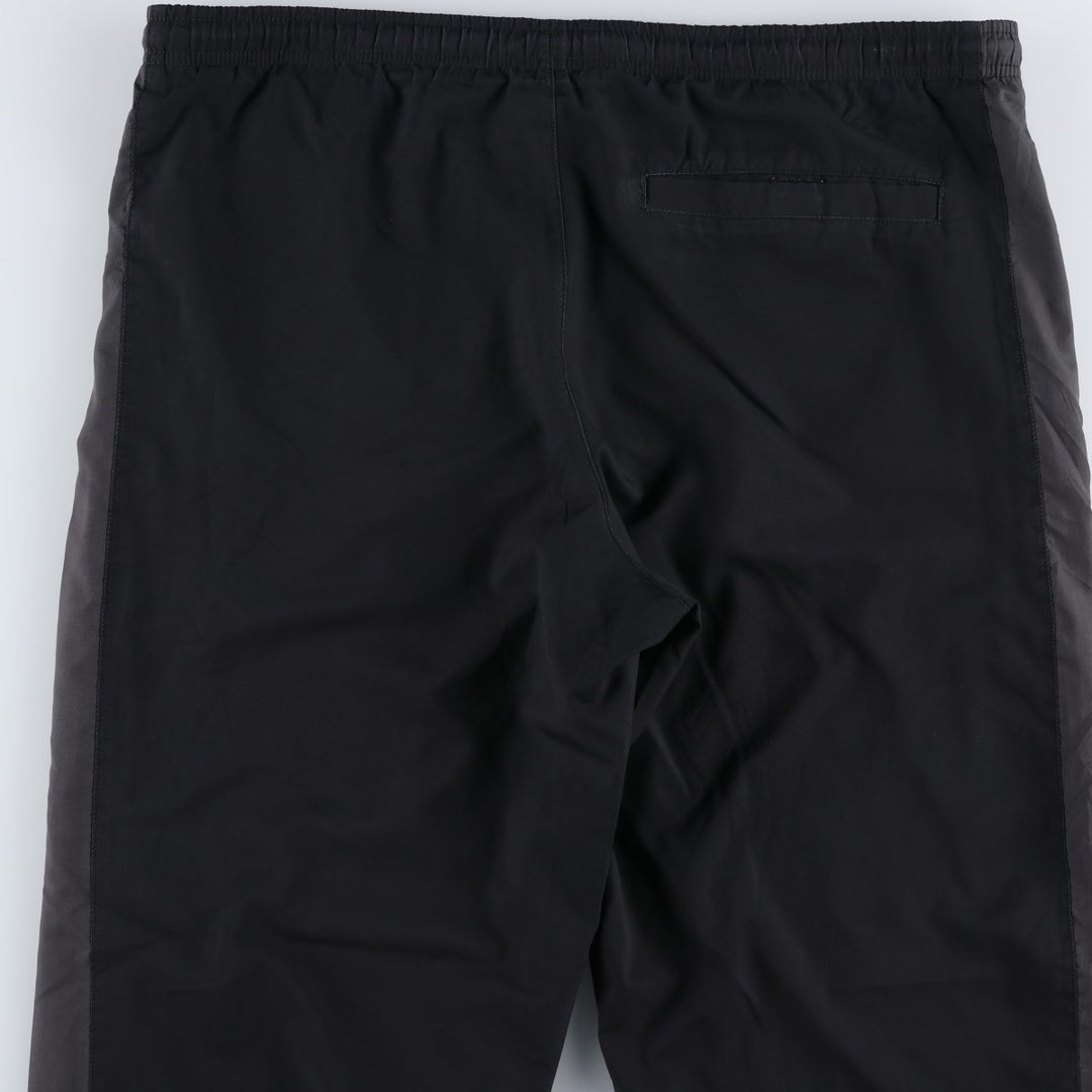 Nike warm-up pants, nylon pants, crinkle pants, men's size M polyester black type Vintage Second Hand