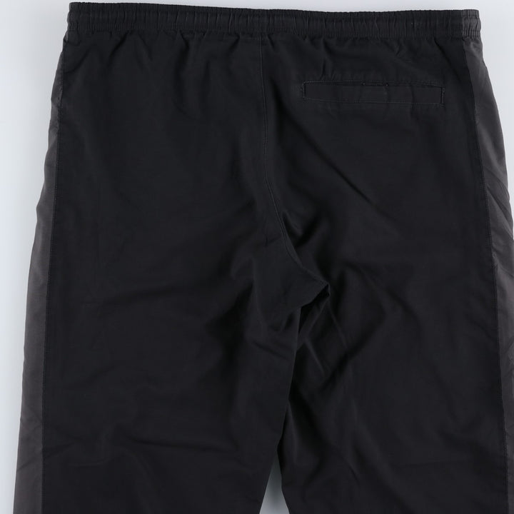 Nike warm-up pants, nylon pants, crinkle pants, men's size M polyester black type Vintage Second Hand