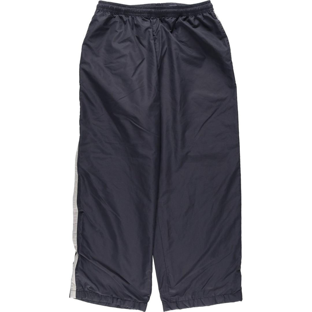 Nike warm-up pants, nylon pants, crinkle pants, men's size XL polyester black type Vintage Second Hand