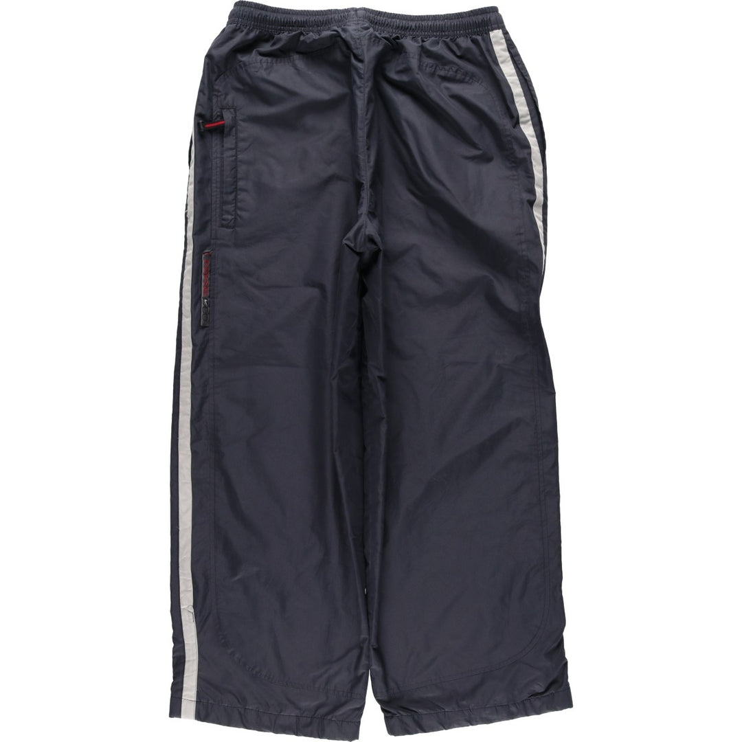 Nike warm-up pants, nylon pants, crinkle pants, men's size XL polyester black type Vintage Second Hand