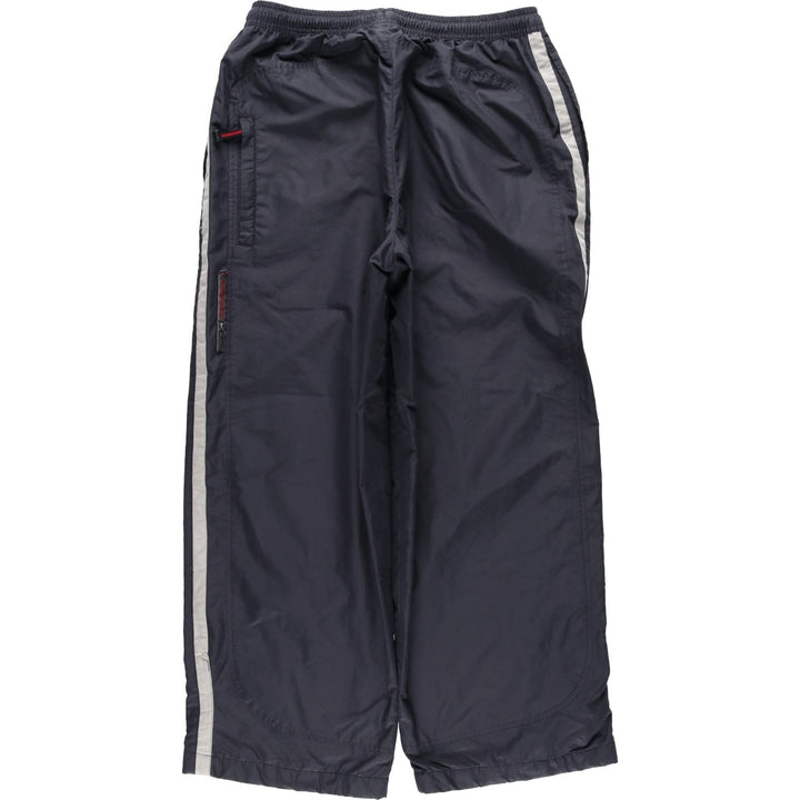 Nike warm-up pants, nylon pants, crinkle pants, men's size XL polyester black type Vintage Second Hand