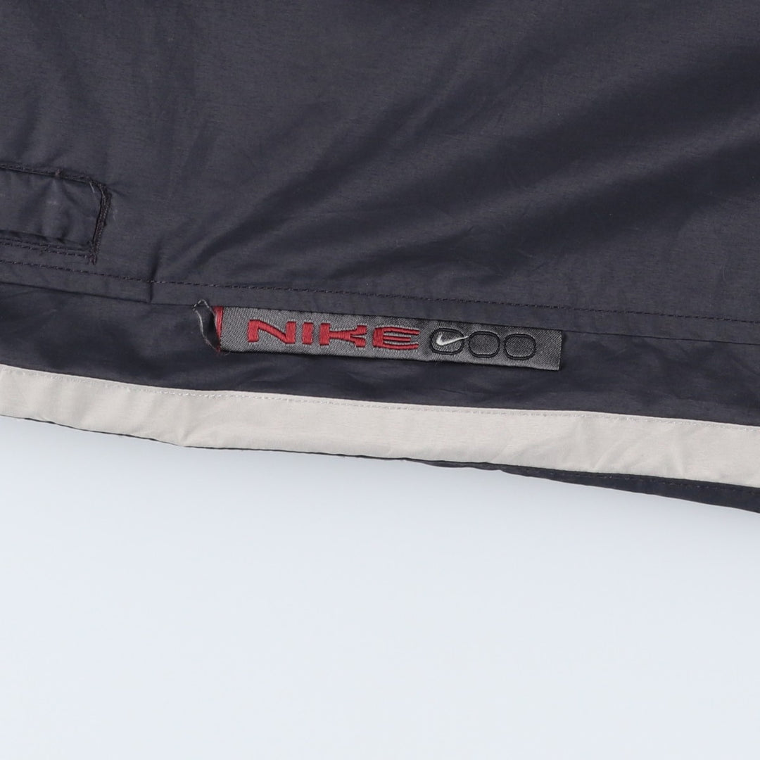 Nike warm-up pants, nylon pants, crinkle pants, men's size XL polyester black type Vintage Second Hand