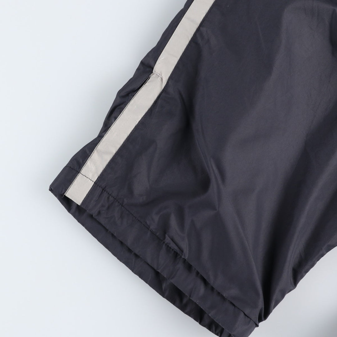 Nike warm-up pants, nylon pants, crinkle pants, men's size XL polyester black type Vintage Second Hand