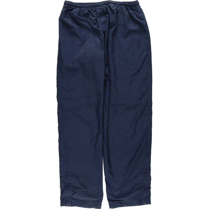 00'S Nike Warm-up Pants, Nylon Pants, Rustling Pants, Men's XL Size polyester navy blue type Vintage Second Hand