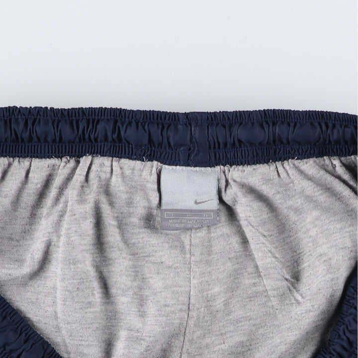 00'S Nike Warm-up Pants, Nylon Pants, Rustling Pants, Men's XL Size polyester navy blue type Vintage Second Hand