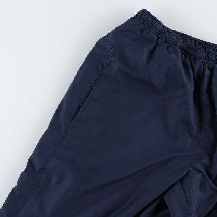 00'S Nike Warm-up Pants, Nylon Pants, Rustling Pants, Men's XL Size polyester navy blue type Vintage Second Hand