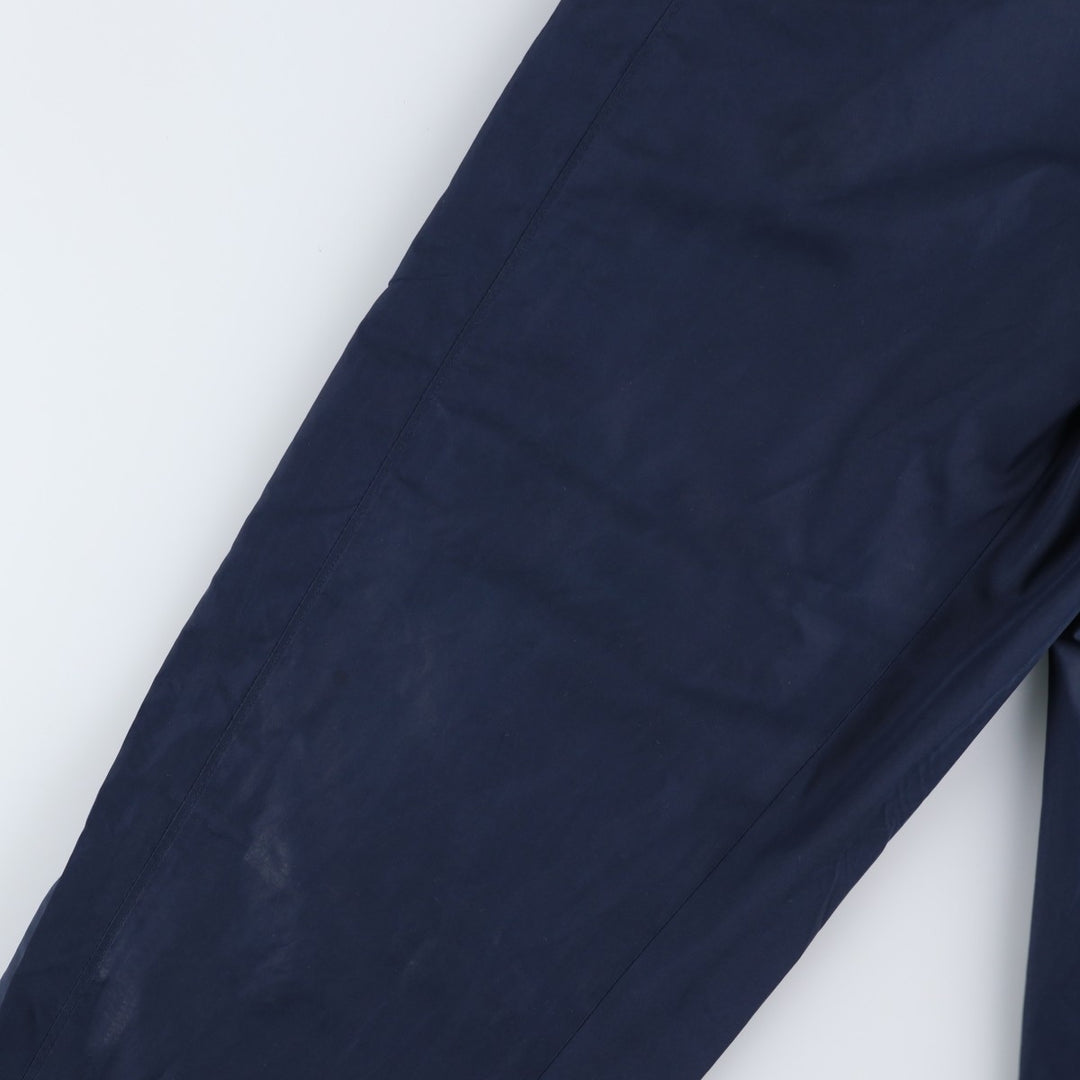 00'S Nike Warm-up Pants, Nylon Pants, Rustling Pants, Men's XL Size polyester navy blue type Vintage Second Hand