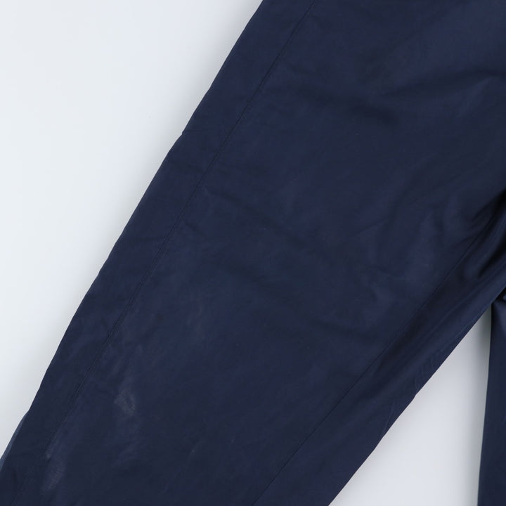 00'S Nike Warm-up Pants, Nylon Pants, Rustling Pants, Men's XL Size polyester navy blue type Vintage Second Hand