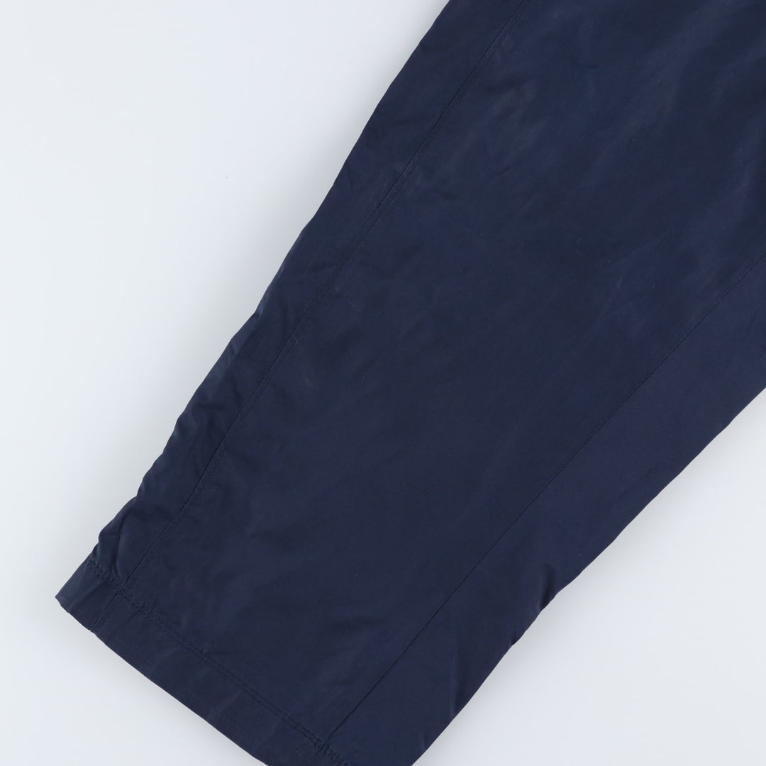 00'S Nike Warm-up Pants, Nylon Pants, Rustling Pants, Men's XL Size polyester navy blue type Vintage Second Hand