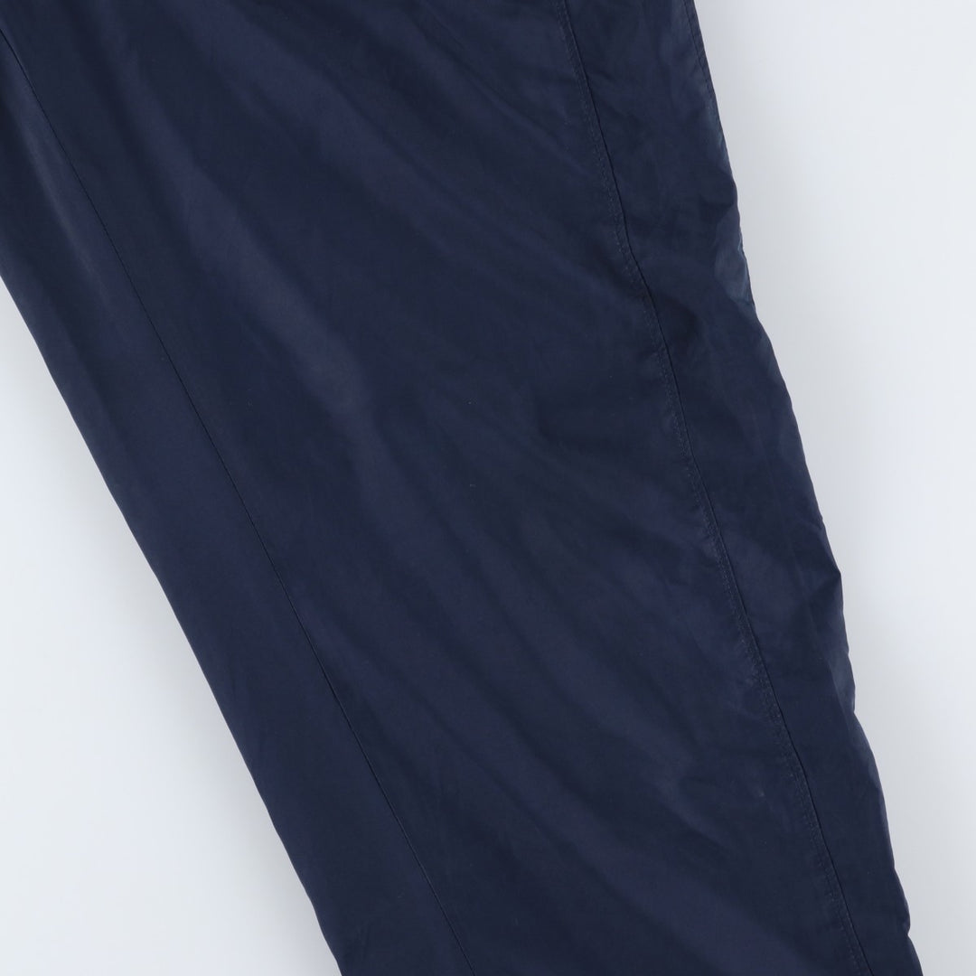00'S Nike Warm-up Pants, Nylon Pants, Rustling Pants, Men's XL Size polyester navy blue type Vintage Second Hand