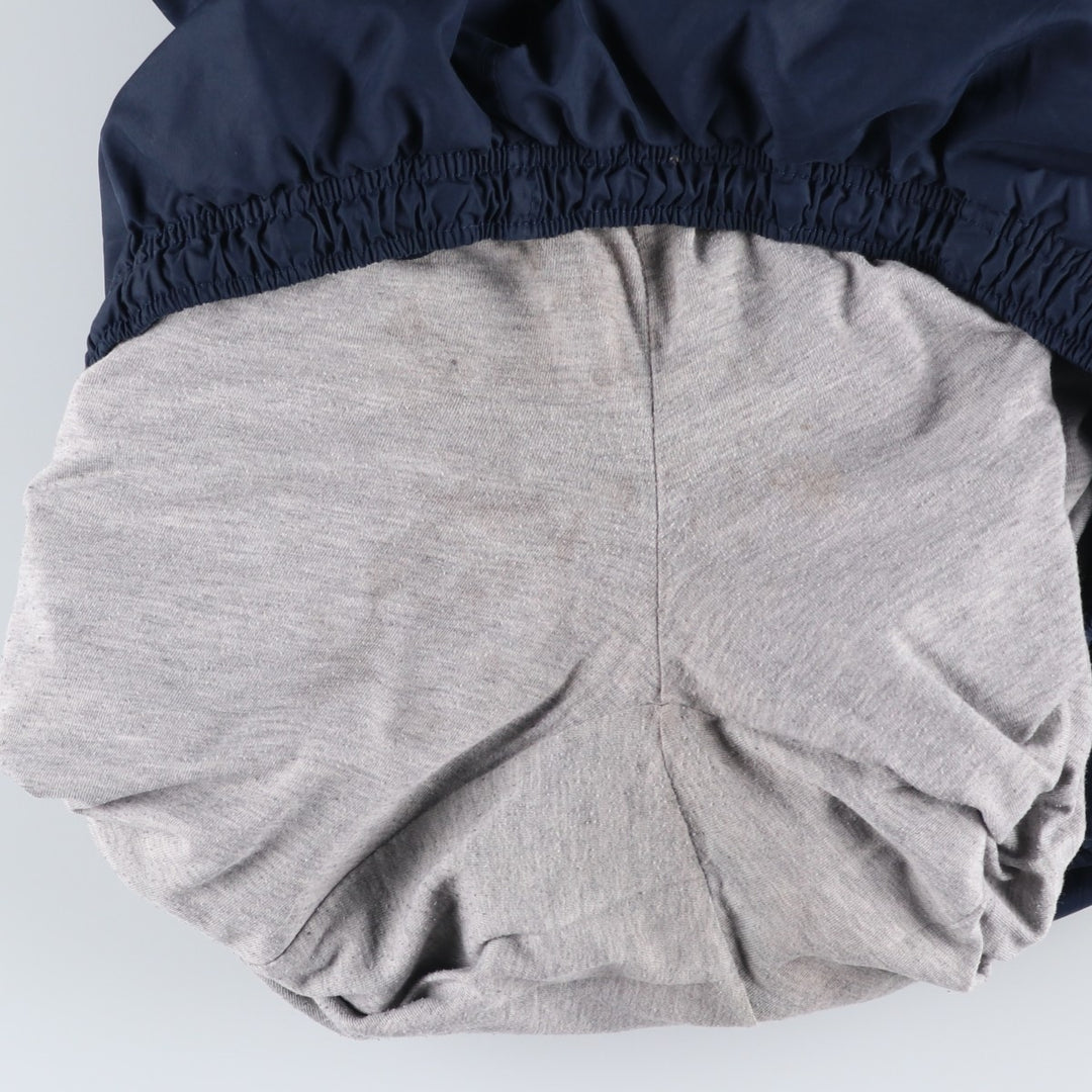 00'S Nike Warm-up Pants, Nylon Pants, Rustling Pants, Men's XL Size polyester navy blue type Vintage Second Hand