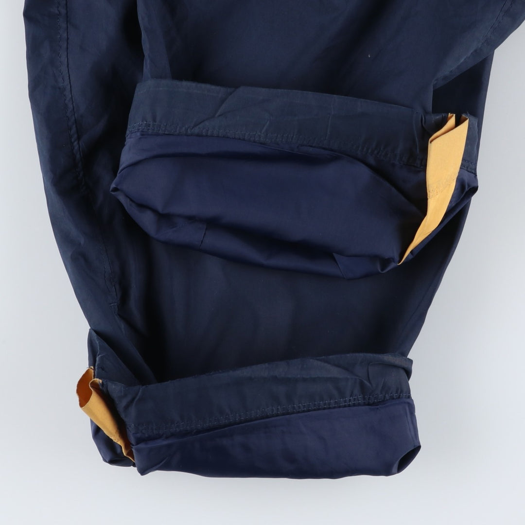 00'S Nike Warm-up Pants, Nylon Pants, Rustling Pants, Men's XL Size polyester navy blue type Vintage Second Hand
