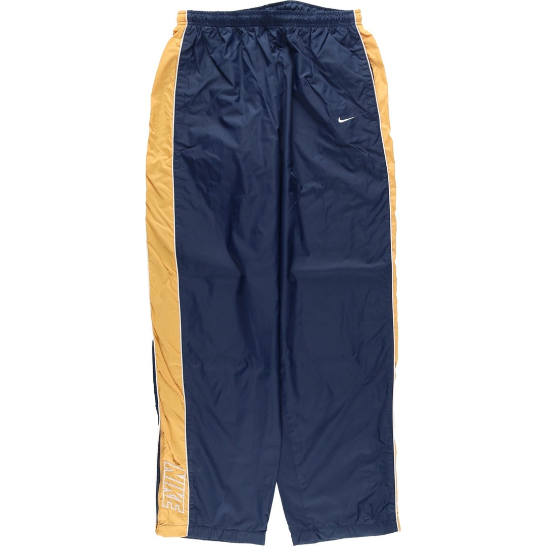 00'S Nike Nylon Pants Shaka Shaka Pants Men's XL Nylon navy blue type Vintage Second Hand