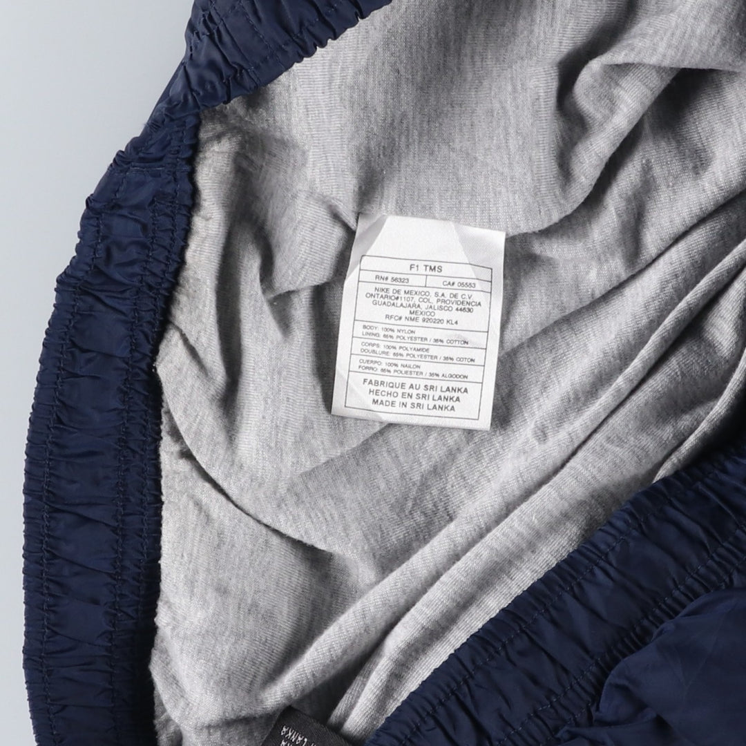 00'S Nike Nylon Pants, Shaka Shaka Pants, Men's L size Nylon navy blue type Vintage Second Hand