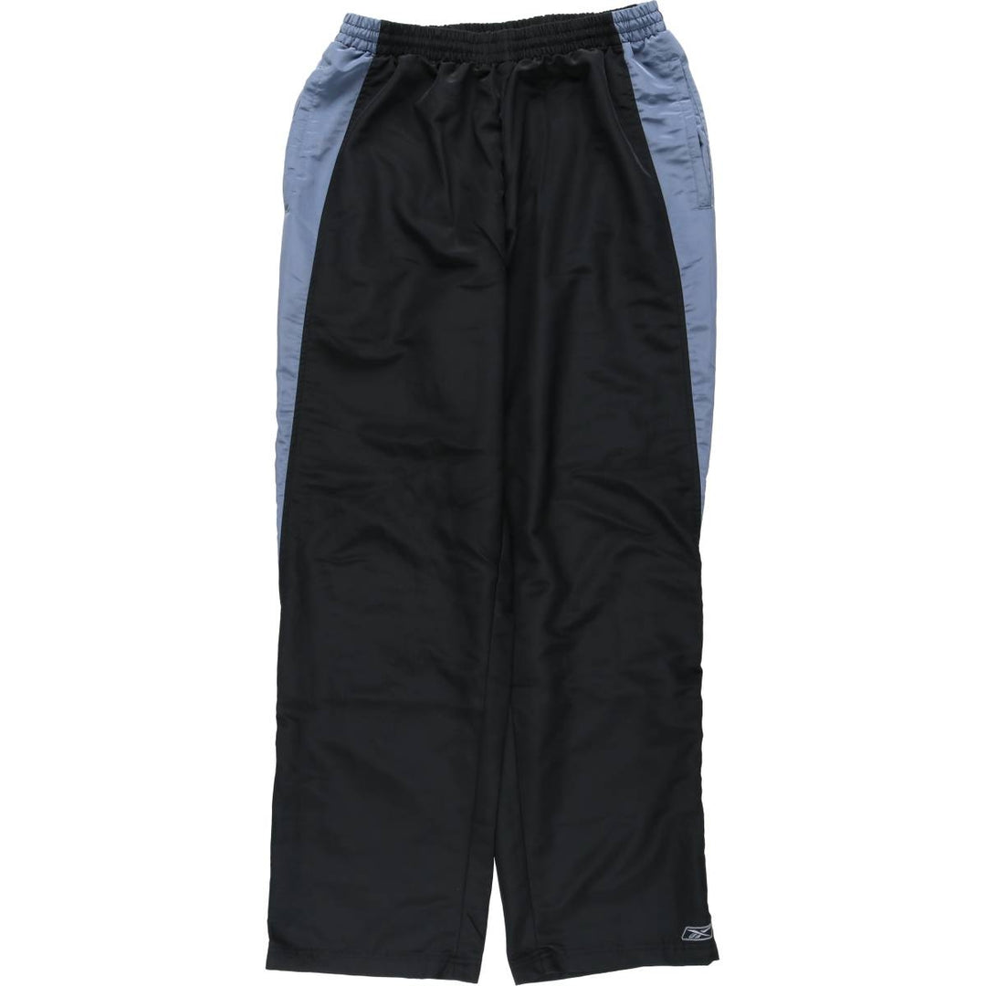 Reebok Warm-Up Pants, Nylon, Shaka Shaka Pants, Men's Size L polyester black type Vintage Second Hand