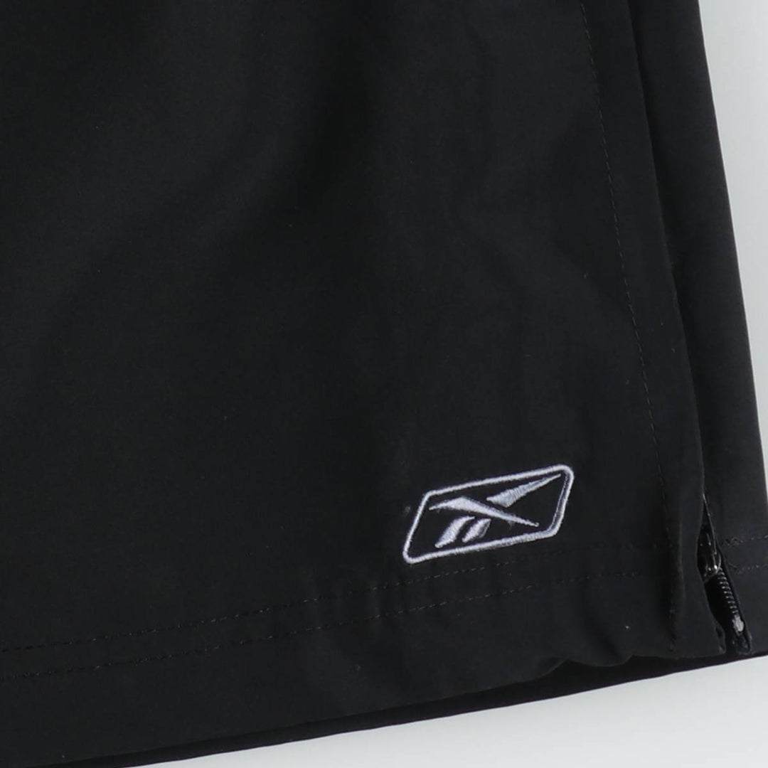 Reebok Warm-Up Pants, Nylon, Shaka Shaka Pants, Men's Size L polyester black type Vintage Second Hand