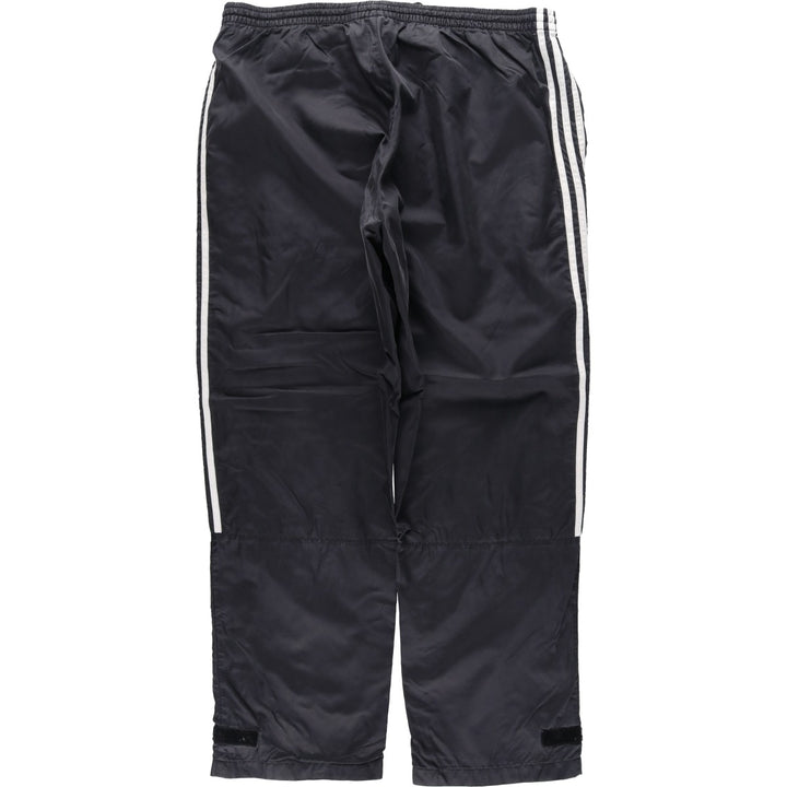2000'S Adidas nylon pants, crinkle pants, men's size XL Nylon black type Vintage Second Hand