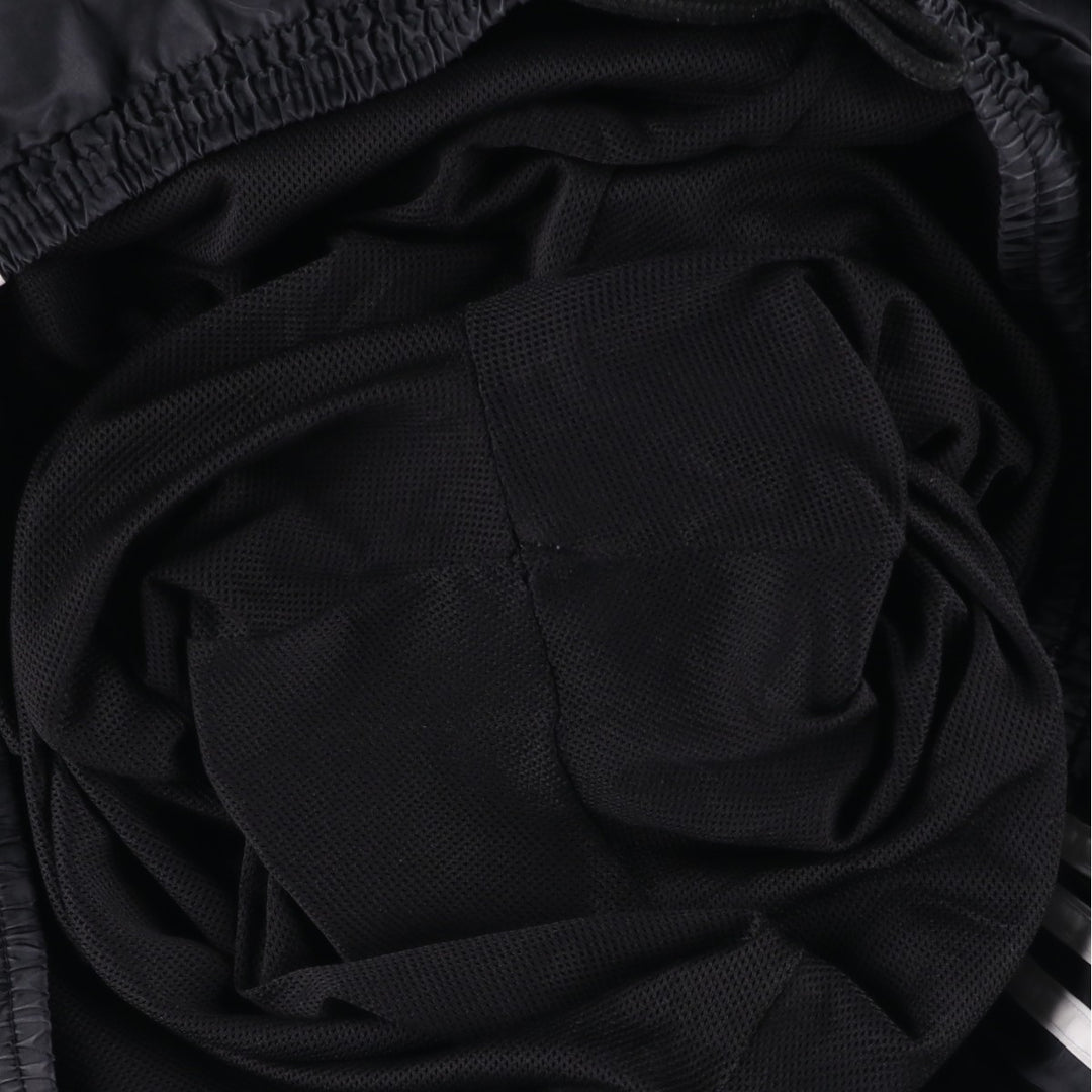 2000'S Adidas nylon pants, crinkle pants, men's size XL Nylon black type Vintage Second Hand